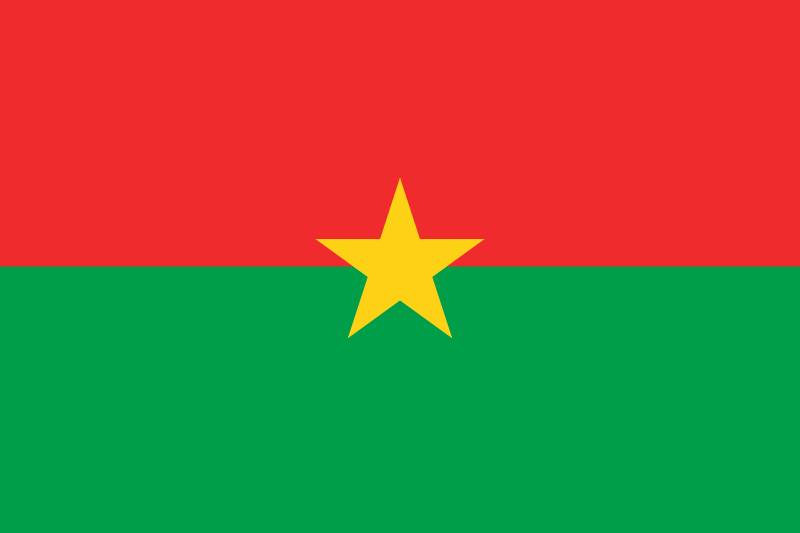 Флаг Буркина Фасо