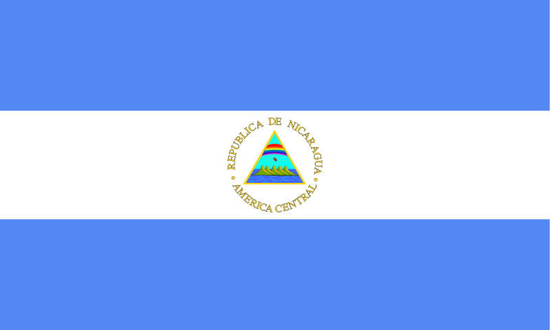 Флаг Никарагуа  
