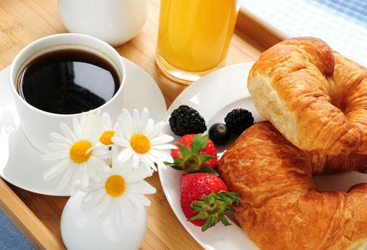 завтрак, утро, кофе