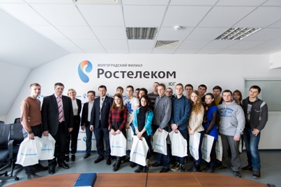 «Ростелеком» в Волгограде организовал экскурсию для студентов