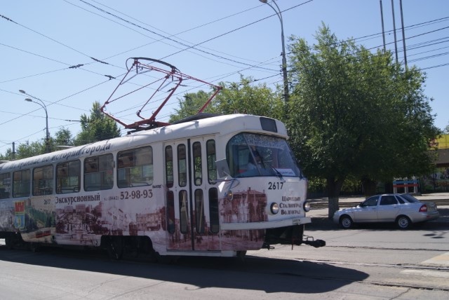 По улицам Волгограда снова начнет курсировать «Экскурсионный трамвай» 