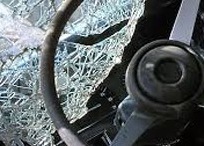 В Волгоградской области произошло лобовое столкновение автобуса и Nissan
