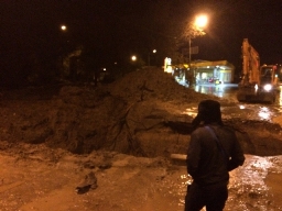 На юге Волгограда жители перепутали траншею с оползнем 