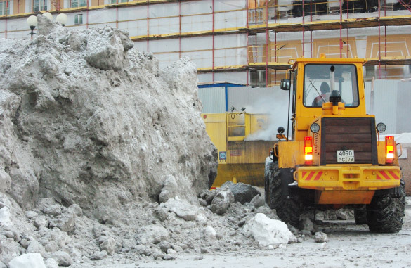 С улиц Волгограда вывезли более 1,2 тысячи кубометров снега
