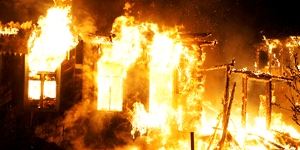 Под Волгоградом в частном доме сгорел 33-летний мужчина