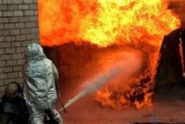В Волгограде на территории завода «Каустик» вспыхнул пожар