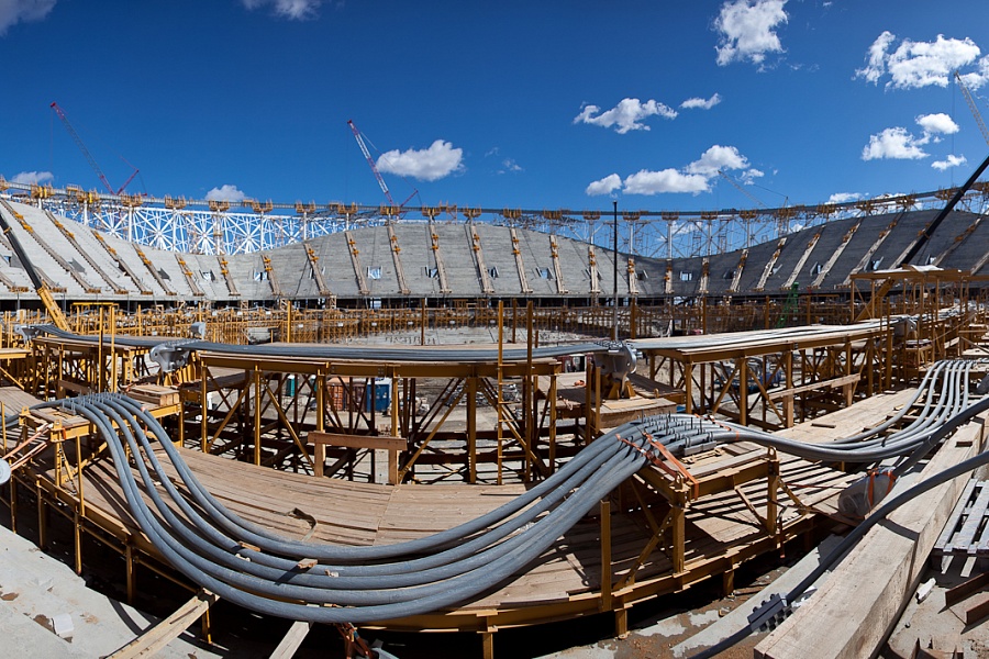 В Волгограде на стадионе к ЧМ-2018 построена эстакада в секторе «А»