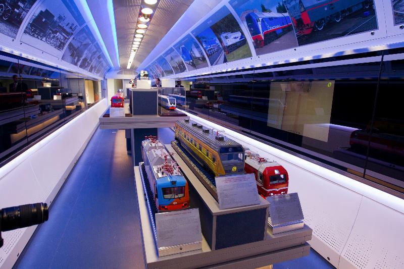 Поезд-музей РЖД представит инновационные достижения в сфере железнодорожного транспорта
