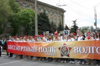 Более 125 тысяч волгоградцев приняли участие в акции «Бессмертный полк»