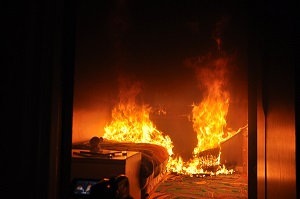 В Волжском в своей квартире заживо сгорела женщина