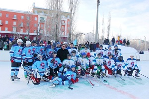 Олимпийский чемпион поздравил волгоградских хоккеистов 