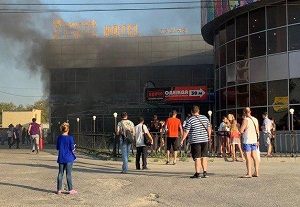 В Волгограде из-за пожара в отеле эвакуировали 41 человека