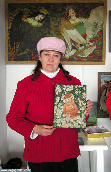 Татьяна Бочкова - художник по стеклу. Лазоревый Цветок, картины из стекла, авторская работа