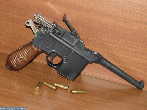 Маузер К96 (Mauser C96) шумовая модель. Маузер, Mauser, M712