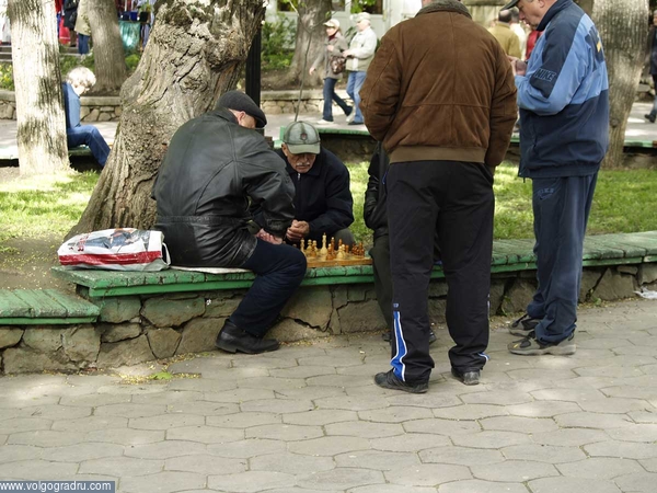 Кисловодск 2008, май. люди, шахматы, кисловодск