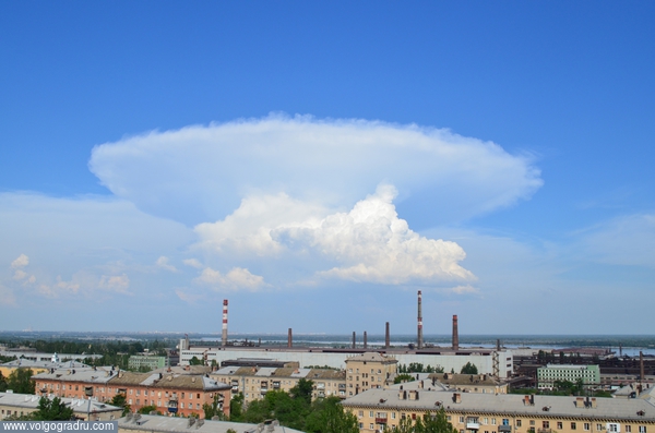 Облако над Волгой. облако, небо облака, Волга