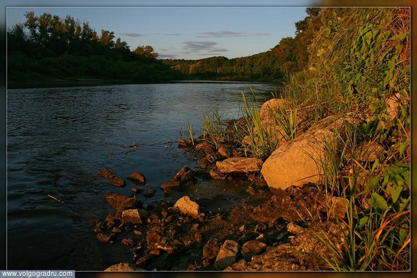 Вечер солнечного августовского дня.... Пейзаж, пейзажи Волгоградской области, Хопёр