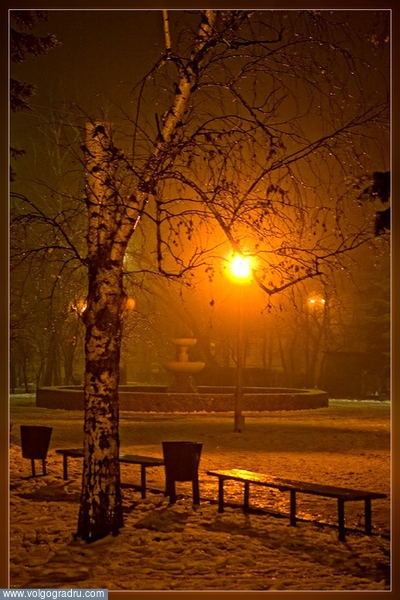 ***. вечер, туман, пейзаж с настроением