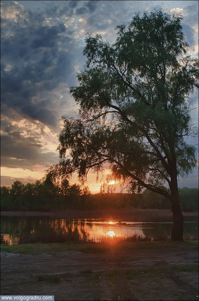 HDR. пейзаж, пейзажи Урюпинского района, озеро "Подпесочное"