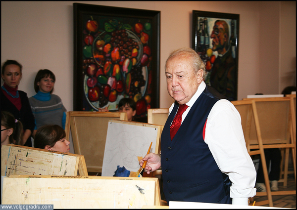 З.К. Церетели в Волгограде (5-5). Президент Академии художеств., 