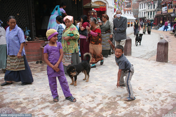 показательные выступления. людт, Непал, дети