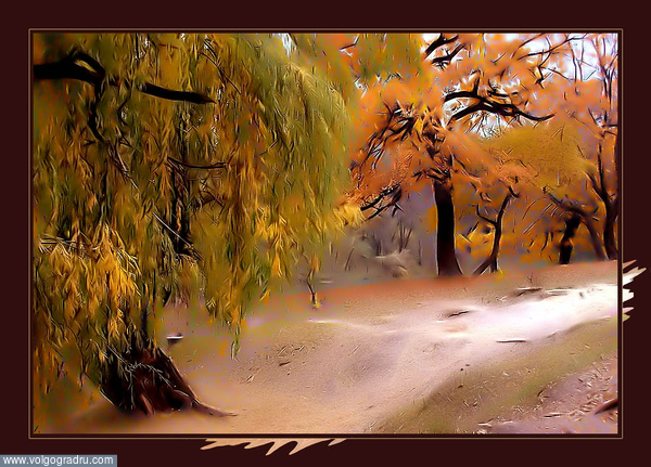 Осенний лес. арт, фотоарт, осенний лес