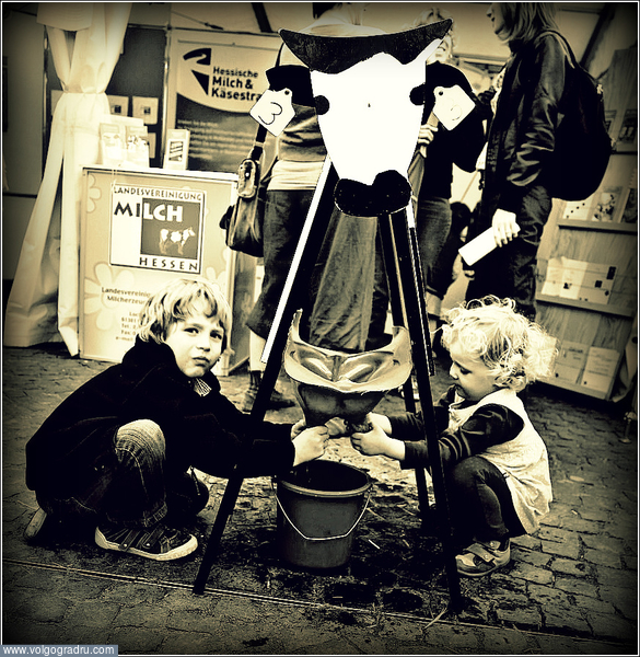 Даёт корова молоко.... дети, жанр, сюжет