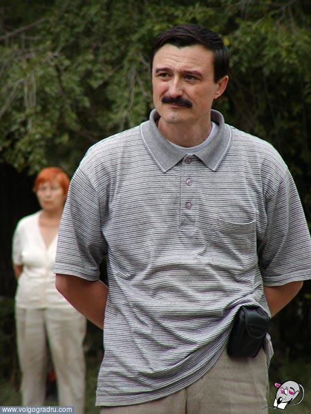 Автор памятника Сергей Щербаков. День города - 2005, автор, скульптор
