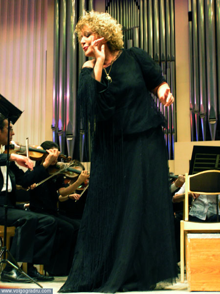 Елена Образцова - фото с волгоградского концерта. Елена Образцова, 