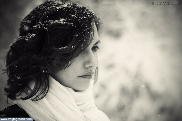 2012. девушка, зима, портрет