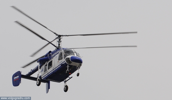 Милицейский вертолёт. вертолёт, ГУВД по Волгоградской области, волгоградская милиция