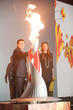 Эстафета олимпийского огня в Волгограде