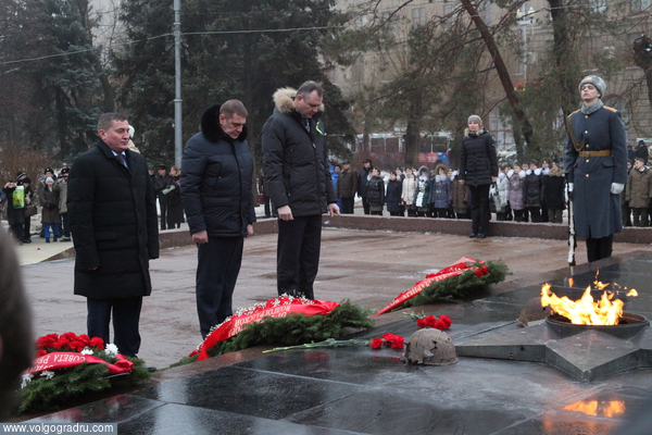 72-ая годовщина Сталинградской Победы. Волгоград, 2 февраля, 2015 год