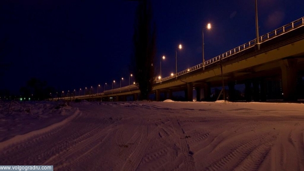 ***. Волгоград, мост, вечер