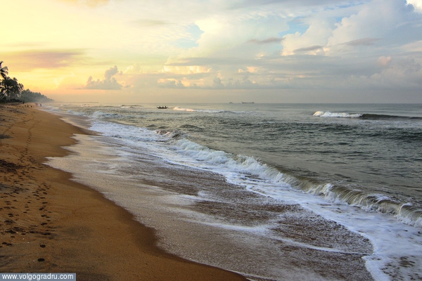 "Рождение дня". индийский океан, восход, пейзаж