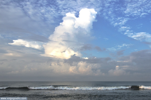 "Рождение дня". индийский океан, пейзаж, 