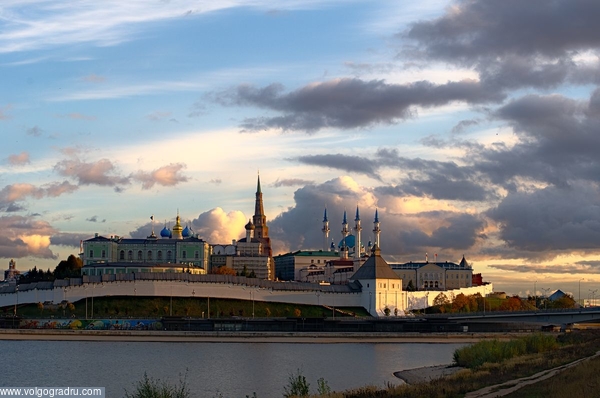 Кремль на закате. Казань, октябрь, 