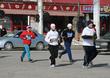 Участники пробега в честь победы под Сталинградом