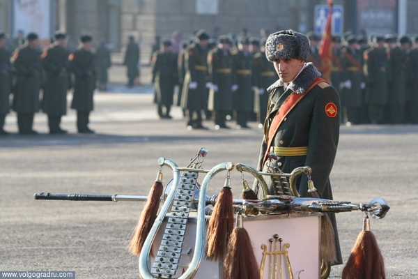 Торжественная церемония. Волгоград, 2 февраля, 65-летие Сталинградской битвы