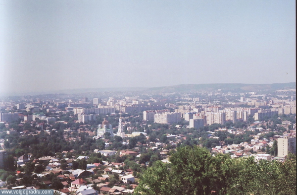 Вид на Саратов с памятника "Журавли". вид, городской пейзаж, Саратов