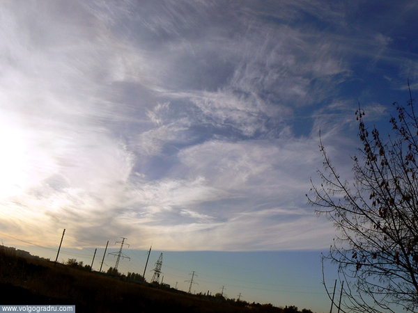 Октябрь 2006. небо, закат, солнце