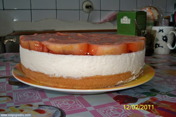 Бисквитно-желейный торт. торт, 