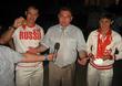 Сергей Соколов с героями Олимпиады