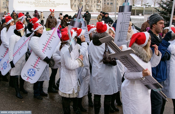 Докторята. парад, парад Дедов Морозов, Новый год