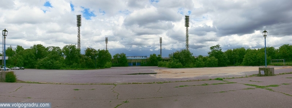 Волгоградские облака. стадион, облака, небо
