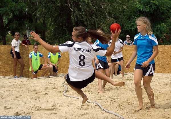 Гандбол пляжный 3. спорт, соревнования, ганбол