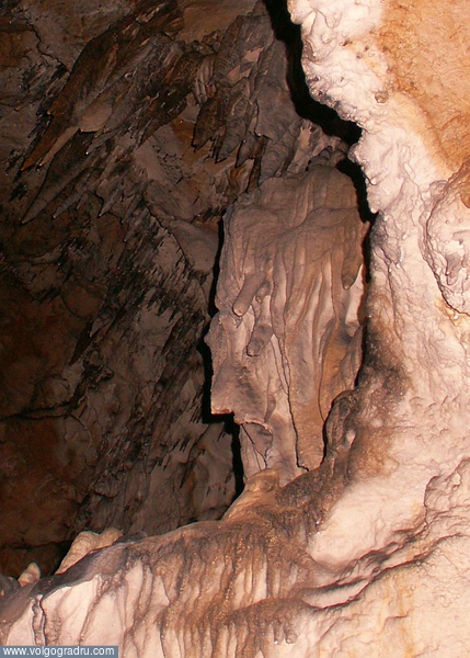 Вариант камнеморды. Большая Азишская пещера.. сталактит, сталактиты, камень