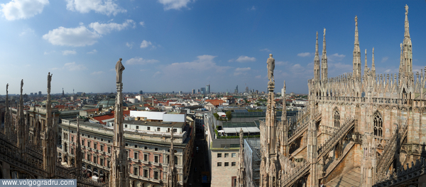 Беглый взгляд на суть вещей . город, крыши, Милан