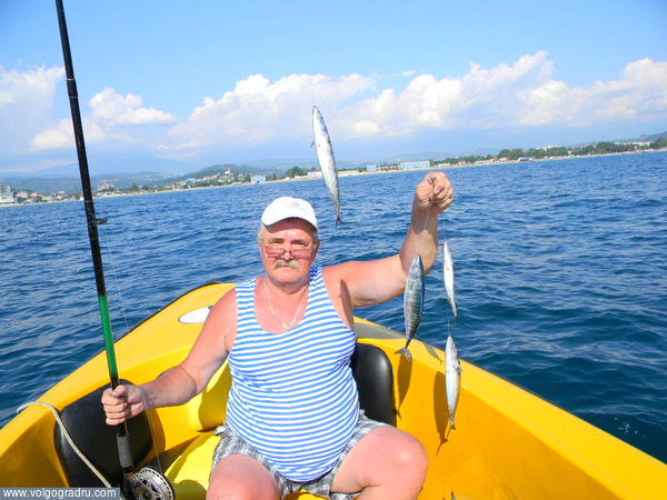 На рыбалке в Адлере.. Море, рыбалка, рыба