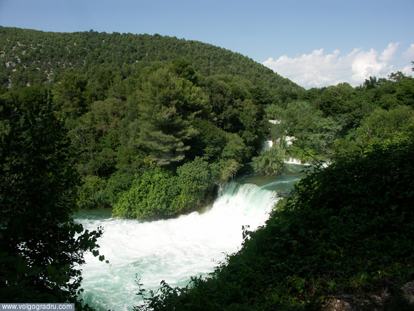 водопад на реке Крка. путешествия, Крка, река